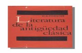 Literatura de La Antiguedad Clasica - H. a. Forster