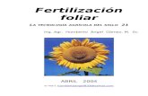 Fertilizacion Foliar - Febrero 2010- Libro de 100 Pp.