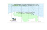 Manual de Técnicas Análisis Espacial para el Gestor Ambienta