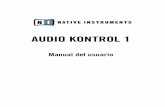 Native Instruments AUDIO KONTROL 1 Manual Español