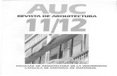 Criterio de valoración del Patrimonio arquitectónico y urbano(revista AUC 11)