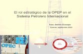 El Rol estrategico de la OPEP en el Sistema Petrolero Mundial - Andrés Giussepe