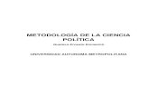 Emmerich Gustavo - Metodologia de La Ciencia Politica