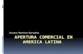 Apertura comercial en América Latina