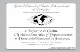 Informe de Gestion Iglesia Pentecostes Unida Internacional de Colombia 2010
