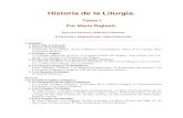 Historia de la liturgia (vol. 1) - RIGHETTI, Mario