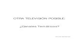 Otra Televisión Posible. Fernando Sosa Barrado