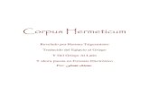 Esoterismo - Corpus Hermeticum Libro Completo