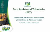 FAT - Fiscalidad Ambiental en El Ecuador