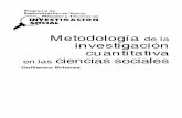 Modulo 3: Metodología de la investigación cuantitativa en las ciencias sociales.
