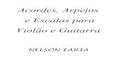Nelson Faria - Acordes Arpejos e Escalas Para Violão e Guitarra