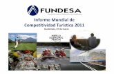 Informe Mundial Competitividad Turistica 2011