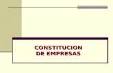 constitucion DE  EMPRESA