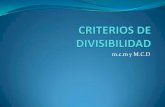 Criterios-De-divisibilidad Mcd y Mcm