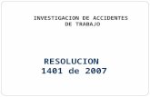 Investigacion a.t. Resolucion 1401