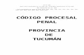 Codigo Procesal Penal Tucuman