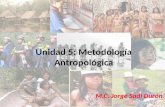 Unidad 5 Metodologia Antropologica El Metodo Etnografico