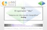 Operador Like SQL