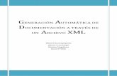Generación Automática de Documentación a través de un Archivo XML