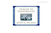Boyd K. Packer - Enseñad Diligentemente
