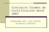 Examen de Certificacion Word 2007