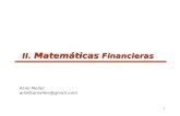 Clase 3, Matemáticas Financieras