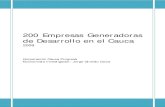 200 Empresas Generadoras-Desarrollo Cauca
