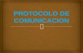 PROTOCOLO DE COMUNICACION