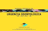 Norma General Tecnica Urgencia Odontologica