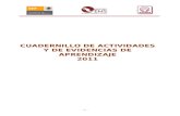 Cuadernillo de Actividades y de Evidencias de Aprendizaje 2011-1