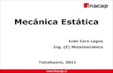 Mecánica Estática - Unidad 5 y 7 - 2011pptx