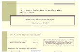 NIA 230 - Documentación