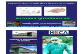 Suturas Quirurgicas Tipos, Diferencias Usos, Indicaciones Prof. Dr. Luis Del Rio Diez
