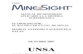 Manual MineSight Subterranea