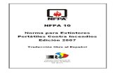 NFPA - 10 (2007) Ex Tint Ores Port a Tiles Contra Incendios