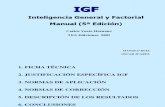 Test Inteligencia General y Factorial (IGF)