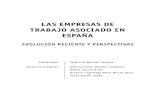Las empresas de trabajo asociado en España