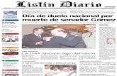 Primera Plana Listin Diario 15-12-2001