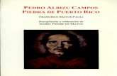 Pedro Albizu Campos: Piedra de Puerto Rico - Poesia de Francisco Matos Paoli