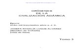 Origenes de la Civilizacion Adamica T3 - Joseja Rosalía Luque Alvarez