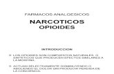FARMACOS ANALGESICOS OPIOIDES