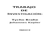 Trabajo de Investigación sobre Tycho Brahe y Johannes Kepler