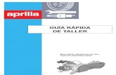 Manual Rapido Aprillia SR50 Agua