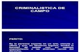 CRIMINALISTICA DE CAMPO