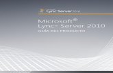 Guia de Producto Lync Server 2010
