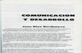 Diaz Bordenave - Comunicaci%C3%B3n y Desarrollo