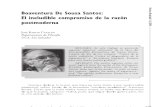 Boaventura De Sousa Santos:El ineludible compromiso de la razón postmoderna