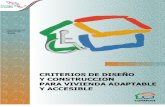CRITERIOS DE DISEÑO Y CONSTRUCCION PARA VIVIENDA ADAPTABLE Y ACCESIBLE