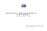 ACI-LAC MANUAL DE POLITICA GENERAL -4ª EDICION-