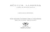 MUSICA LLANERA - cartilla de iniciación musical